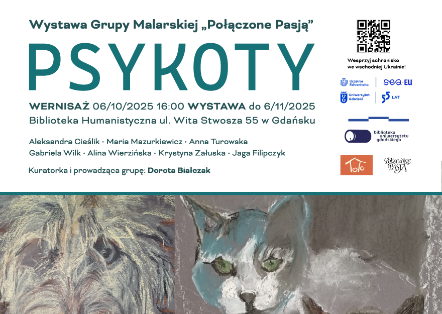 PSYKOTY - wystawa malarstwa w Bibliotece Humanistycznej