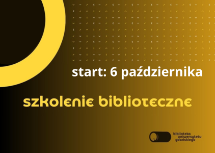 SZKOLENIE BIBLIOTECZNE ONLINE – najważniejsze informacje