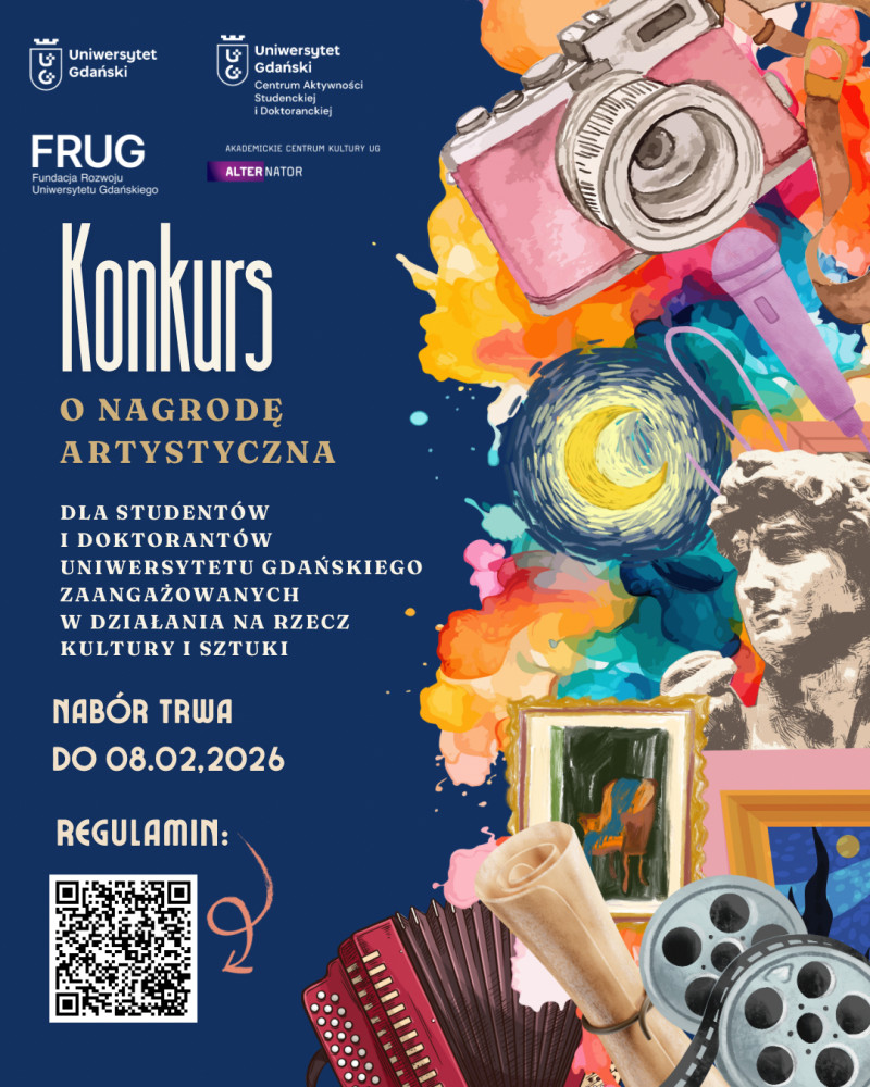 Nagroda artystyczna dla studentów i doktorantów Uniwersytetu Gdańskiego - druga edycja