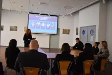 Międzynarodowy projektu CATALISI - wizyta w Bibliotece Głównej UG 