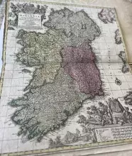 Mapa - dar profesora Tadeusza Palmowskiego
