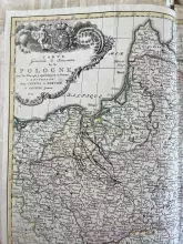 Mapa - dar profesora Tadeusza Palmowskiego