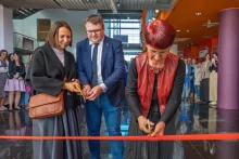 Otwarcie ogrodu na tarasie Biblioteki Głównej 