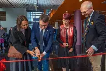 Otwarcie ogrodu na tarasie Biblioteki Głównej 