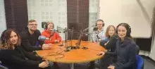 Oddział Zarządzania Danymi Badawczymi i Otwartej Nauki z wizytą w Radiu Mors 