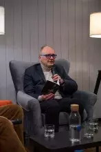 Spotkanie autorskie z prof. Piotrem Bojarskim w Bibliotece UG - relacja