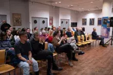 Spotkanie autorskie z prof. Piotrem Bojarskim w Bibliotece UG - relacja