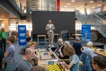 Festiwal Szachowy „In Mari Victoria Tua” w Bibliotece UG zdj. Andrzej Nuckowski 