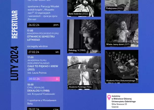 Luty w Centrum Filmowym Uniwersytetu Gdańskiego