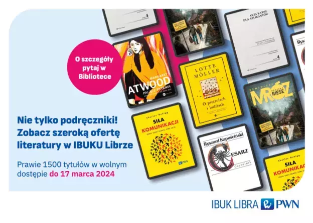 Międzynarodowy Tydzień Książki Elektronicznej - akcja promocyjna