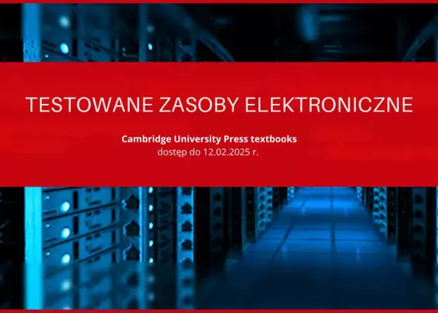 Cambridge University Press textbooks dostęp do 12.02.2025 r.