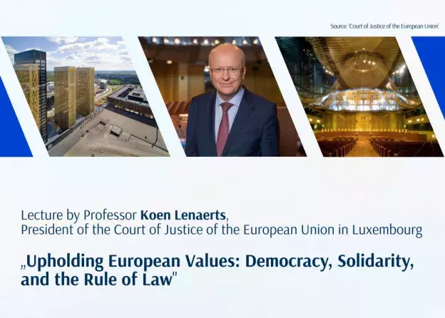 Prezes Trybunału Sprawiedliwości UE z wykładem…