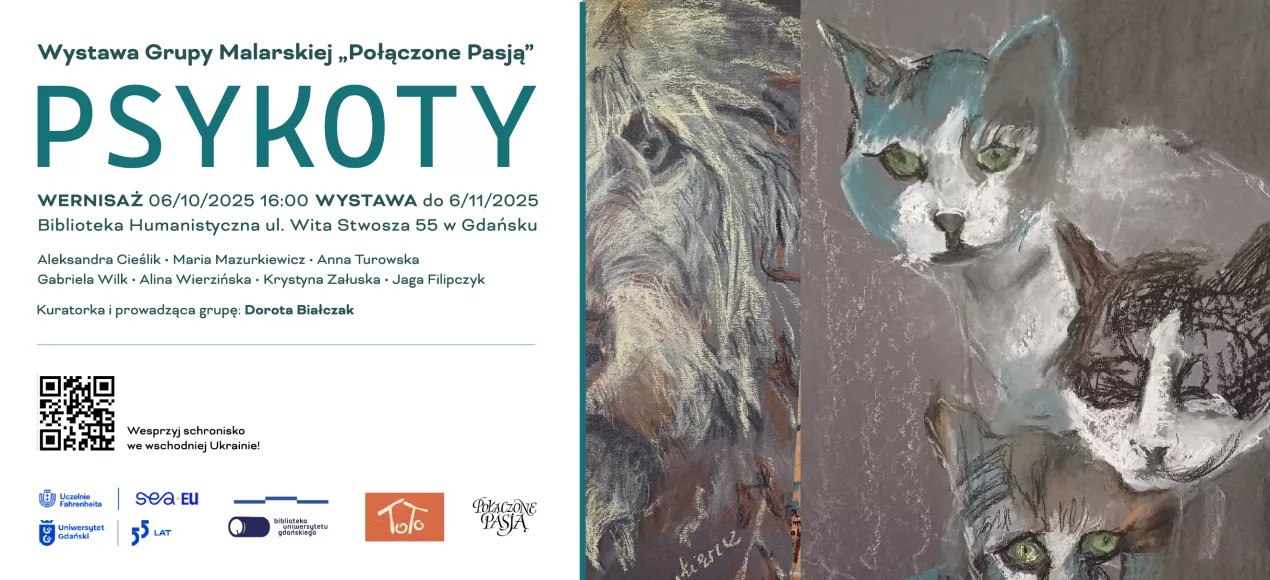 PSYKOTY - wystawa malarstwa w Bibliotece Humanistycznej