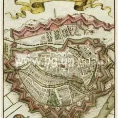 Plan śródmieścia Gdańska