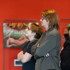 Tryptyk: Eros | Tanatos | Logos. Artyści: Denis Chyżawski, Wiktor Kuczewski, Mila Chyżawska - wystawa malarstwa w Bibliotece Głównej