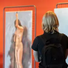 Tryptyk: Eros | Tanatos | Logos. Artyści: Denis Chyżawski, Wiktor Kuczewski, Mila Chyżawska - wystawa malarstwa w Bibliotece Głównej