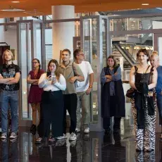 Tryptyk: Eros | Tanatos | Logos. Artyści: Denis Chyżawski, Wiktor Kuczewski, Mila Chyżawska - wystawa malarstwa w Bibliotece Głównej