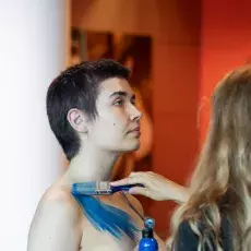 Tryptyk: Eros | Tanatos | Logos. Artyści: Denis Chyżawski, Wiktor Kuczewski, Mila Chyżawska - wystawa malarstwa w Bibliotece Głównej