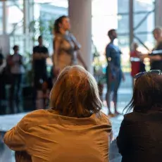 Tryptyk: Eros | Tanatos | Logos. Artyści: Denis Chyżawski, Wiktor Kuczewski, Mila Chyżawska - wystawa malarstwa w Bibliotece Głównej